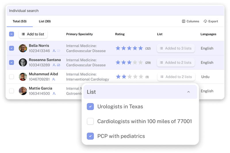 Manage Provider Networks