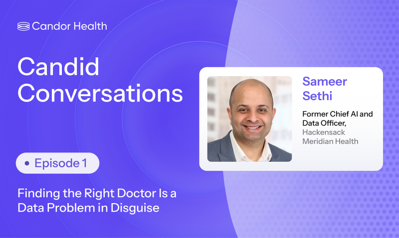 Finding the Right Doctor Is a Data Problem in Disguise